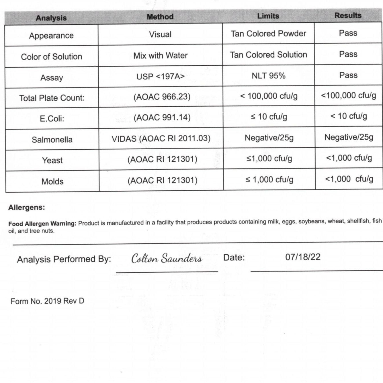 2lb Vegan Protein Vanilla – 28 servings