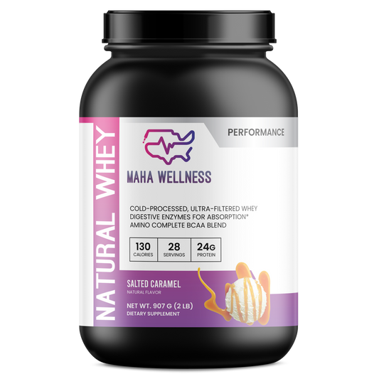 2lb Whey Natural Salted Caramel – 28 servings