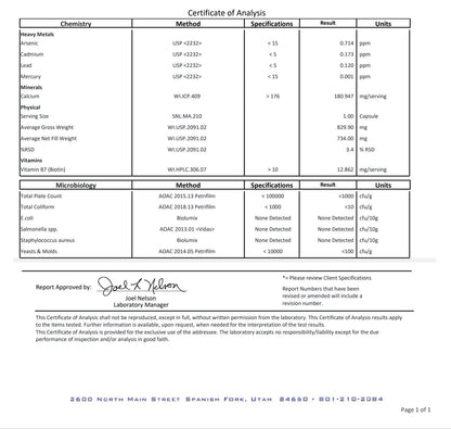 Biotin Pure (Hair Skin and Nail Growth)