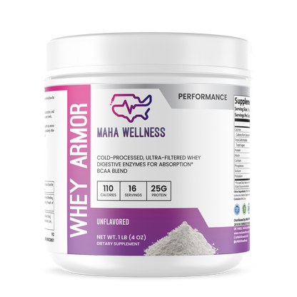 1lb Whey Armor Isolate Protein Unflavored