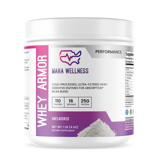 1lb Whey Armor Isolate Protein Unflavored