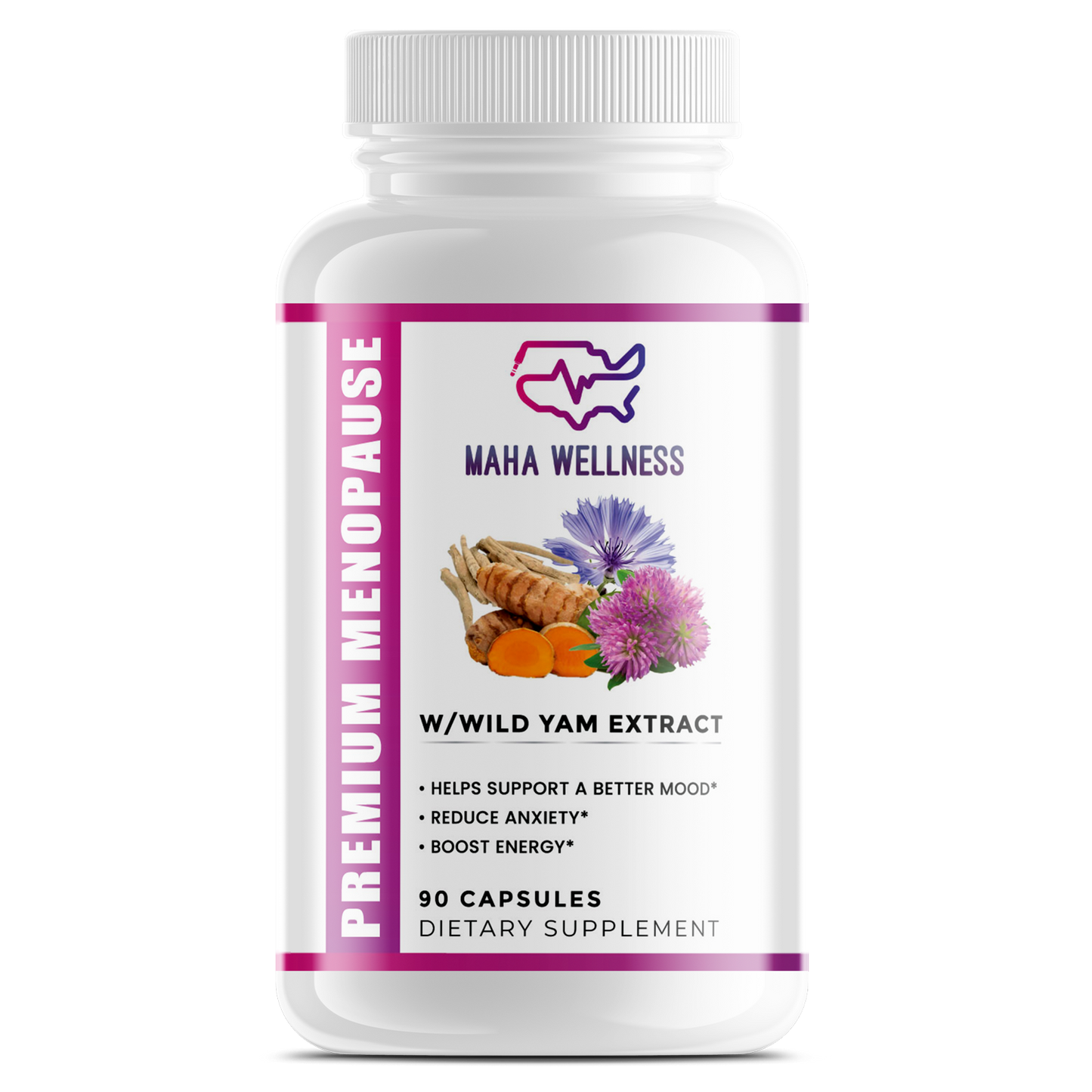 Premium Menopause Support w/Wild Yam Extract