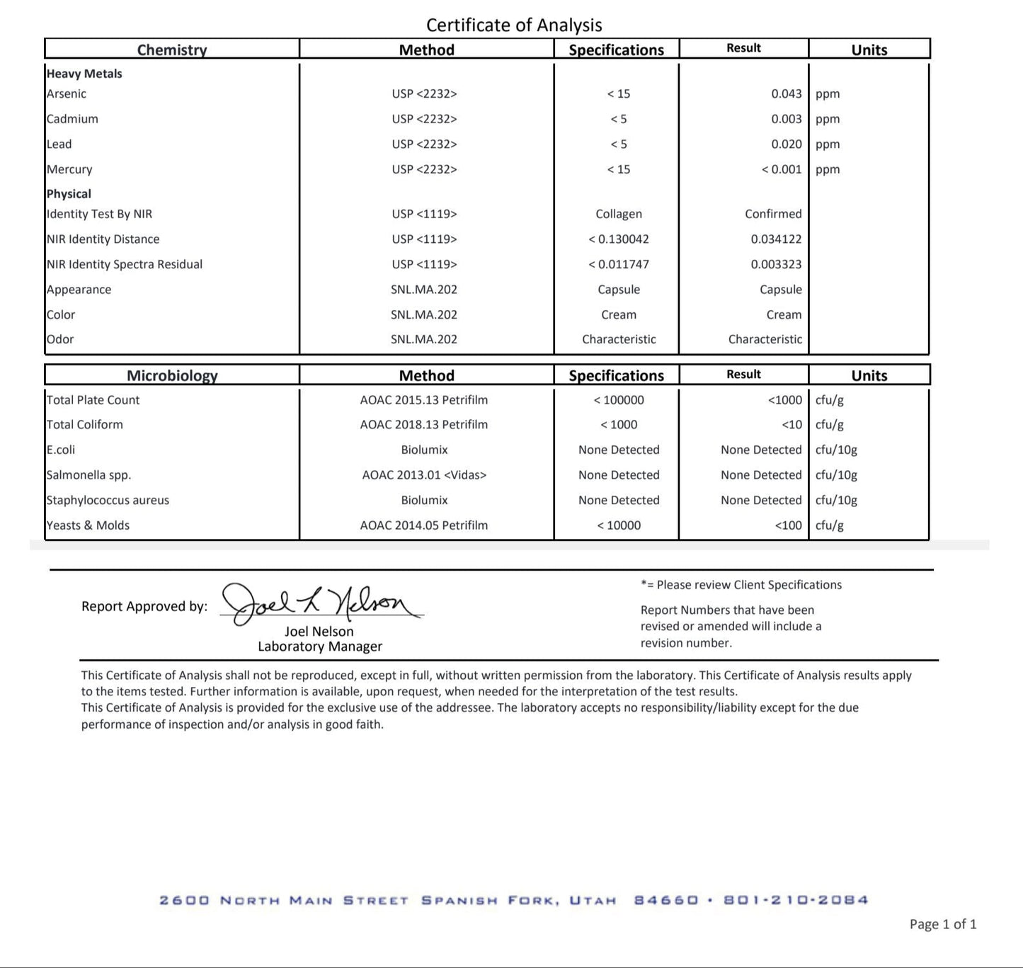 Collagen (Full Spectrum) - 500mg