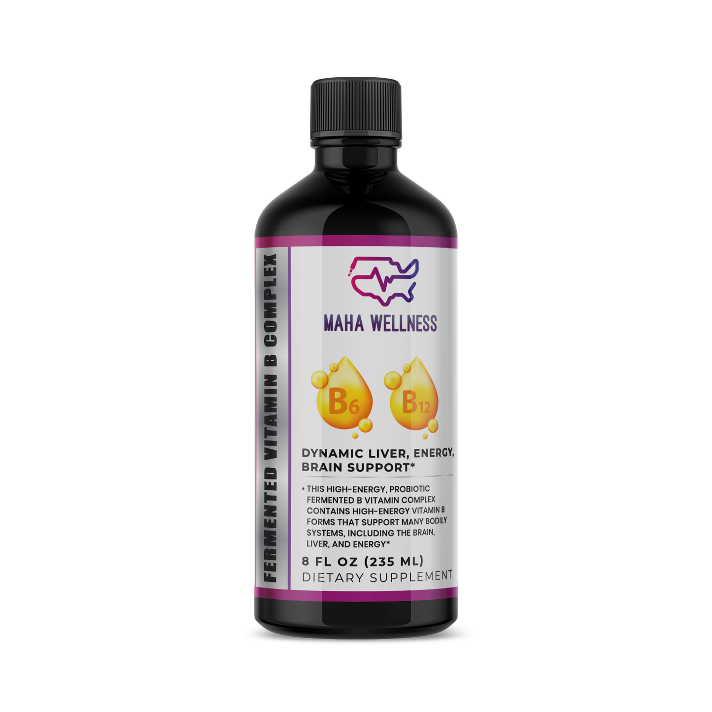 Fermented Vitamin B Complex 8 fl oz