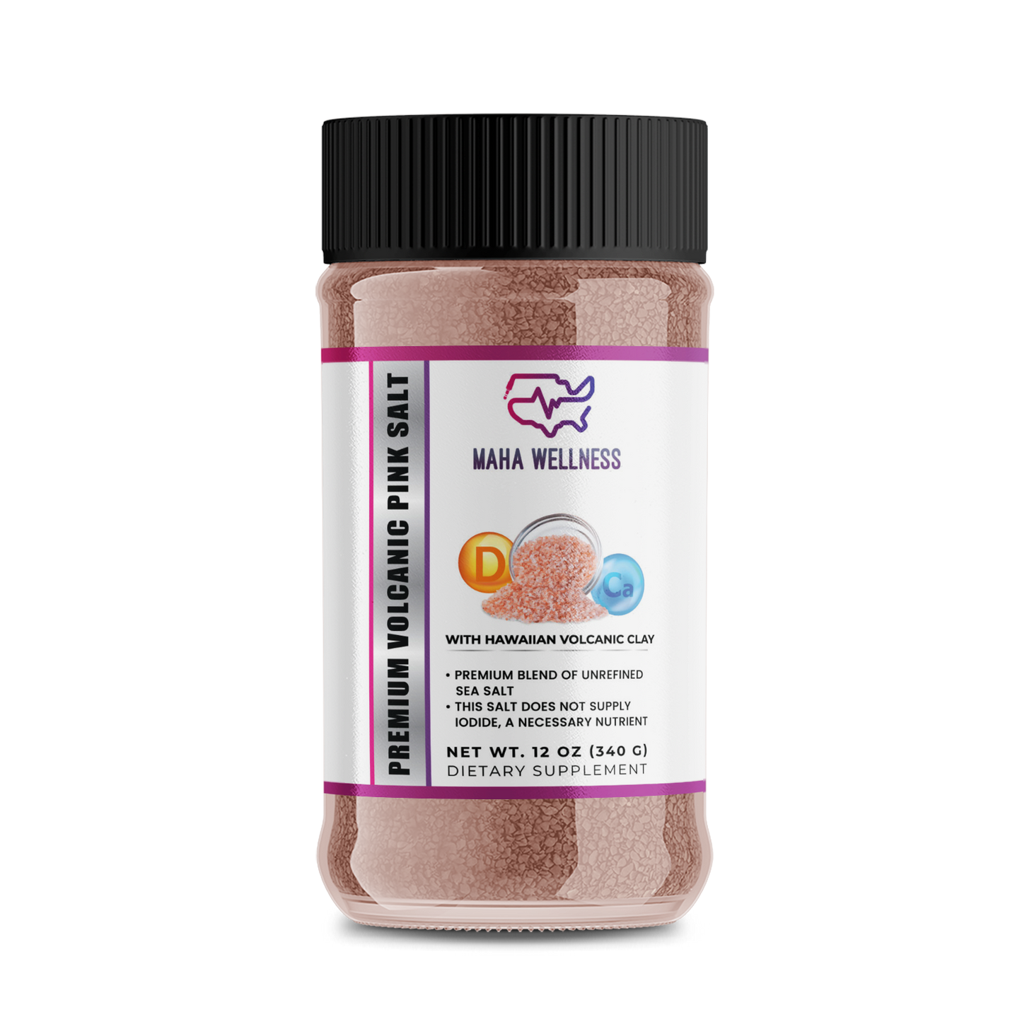 Premium Volcanic Pink Salt 12 oz