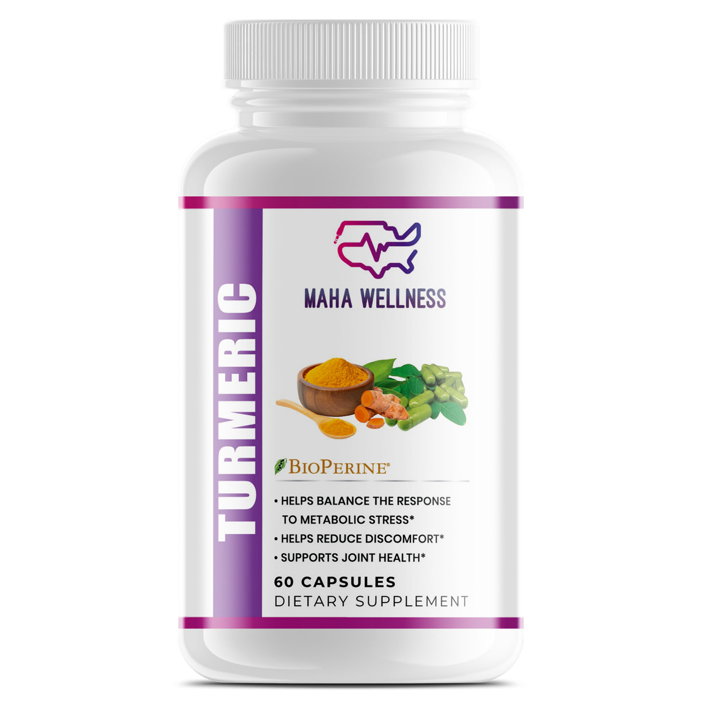 Turmeric w/BioPerine - 650mg (ORGANIC)