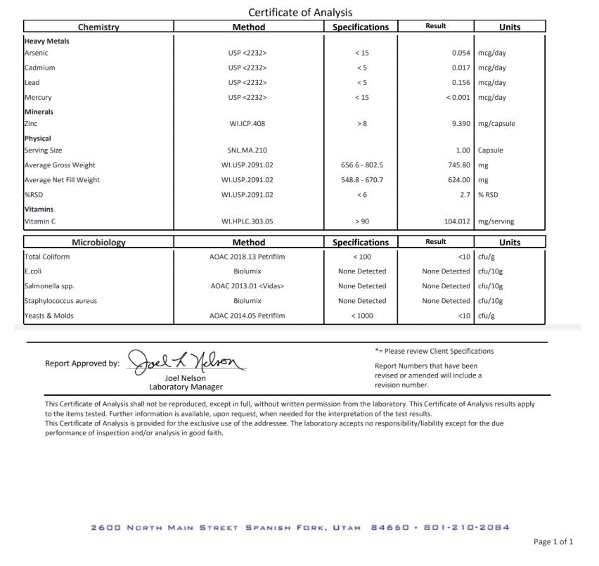 Elderberry Immune Support w/Vitamin C