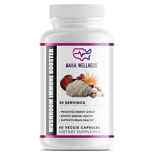 Mushroom Immune Booster: Chaga, Cordyceps, Reishi and Lion’s Mane