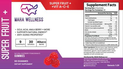 Super Fruit Gummies w/Essential Vitamins