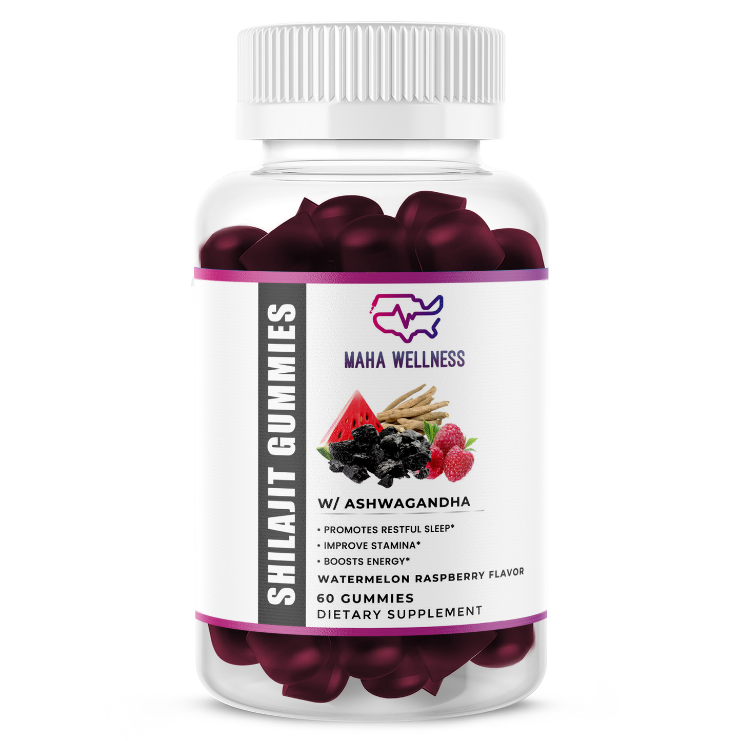 Premium Shilajit Gummies w/Ashwagandha