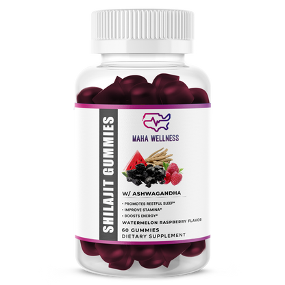 Premium Shilajit Gummies w/Ashwagandha