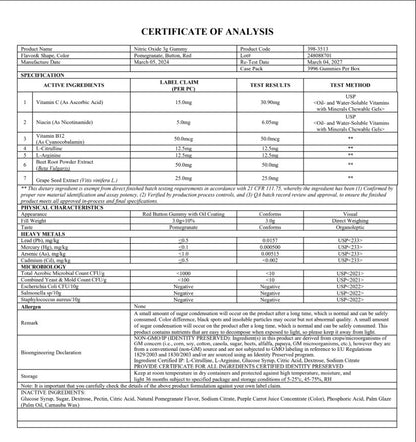 Premium Nitric Oxide Gummies